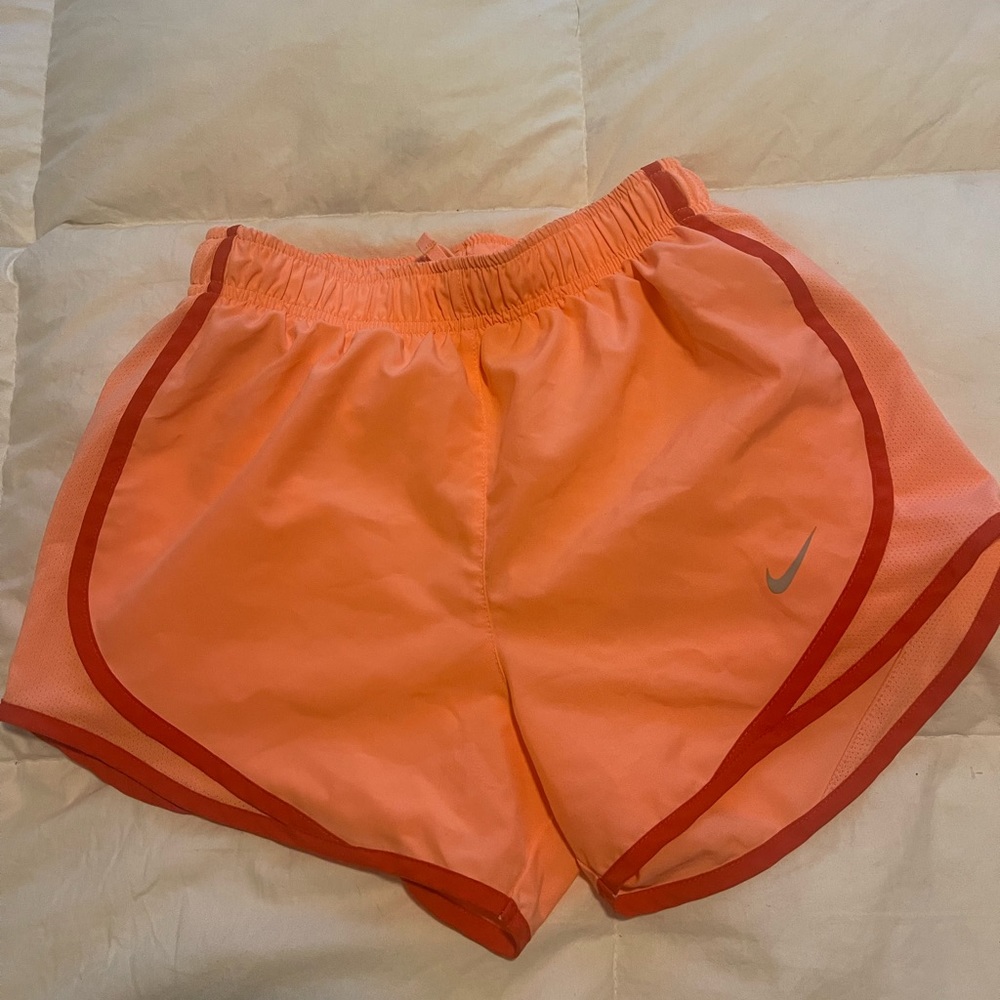 Bright Orange Nike Running Shorts
